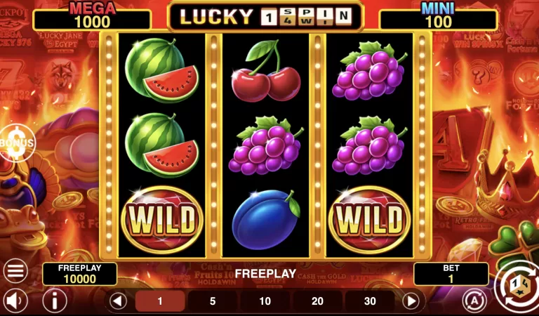 Lucky 1spin4win Hold and Win Slot Review