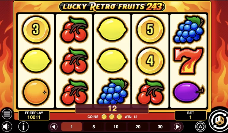Lucky Retro Fruits 243 Slot Review